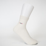 Women's Cotton-Tussah Blend Socks
