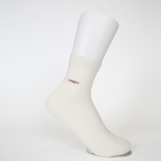 Women's Cotton-Tussah Blend Socks