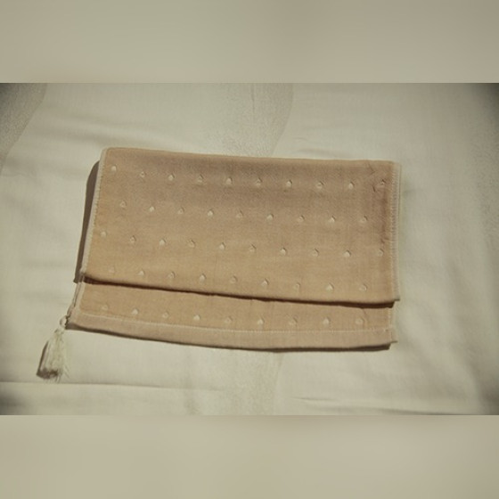 Tussah Silk Heart Towel