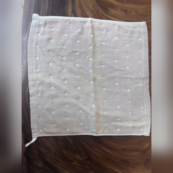Tussah Silk Heart Handkerchief