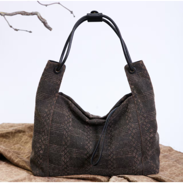 Qing Lan Silk Bag