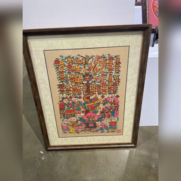 New Year Painting (Framed)
