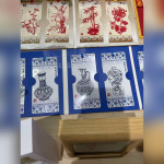 Blue-and-white Porcelain Paper Cutting