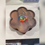 Filigree Rose Teapot Pad (Walnut Flower)