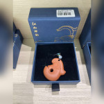 Kazuo Purple Clay Necklace Pendant